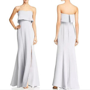 Agua Dresses Strapless Maxi Gown Dress‎ Women's 6 Prom Formal Minimalist Wedding